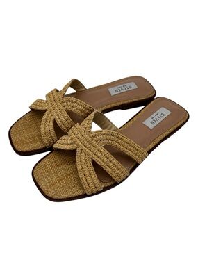 Steven New York Harpo Slide Sandals brown - 5.5